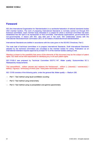 ISO 13165-3:2016 ISO 13165-3:2016 - Water quality -- Radium-226 - Page 4 preview