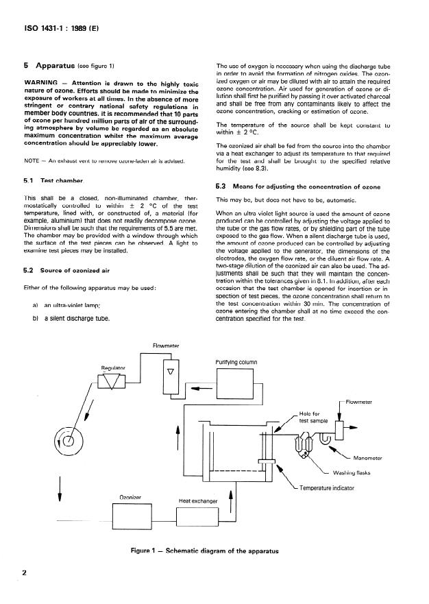 ISO 1431-1:1989 ISO 1431-1:1989 - Rubber, vulcanized or thermoplastic -- Resistance to ozone cracking - Page 4 preview