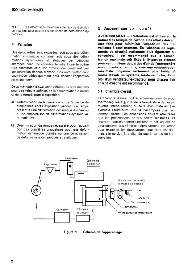 ISO 1431-2:1994 ISO 1431-2:1994 - Caoutchouc vulcanisé ou thermoplastique -- Résistance au craquelage par l'ozone - Page 4 preview