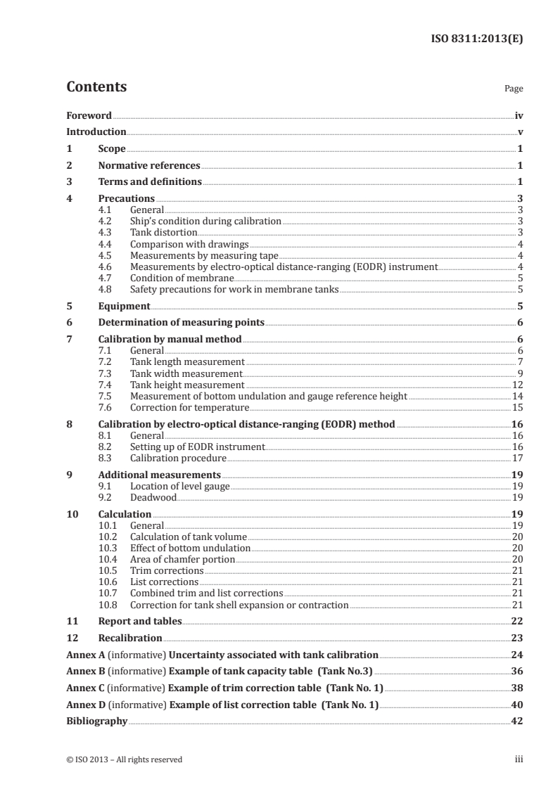 ISO 8311:2013 - Refrigerated hydrocarbon and non-petroleum based liquefied gaseous fuels — Calibration of membrane tanks and independent prismatic tanks in ships — Manual and internal electro-optical distance-ranging methods
Released:11/20/2013