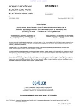 EN 50126-1:2018 (FR) - Page 3 preview