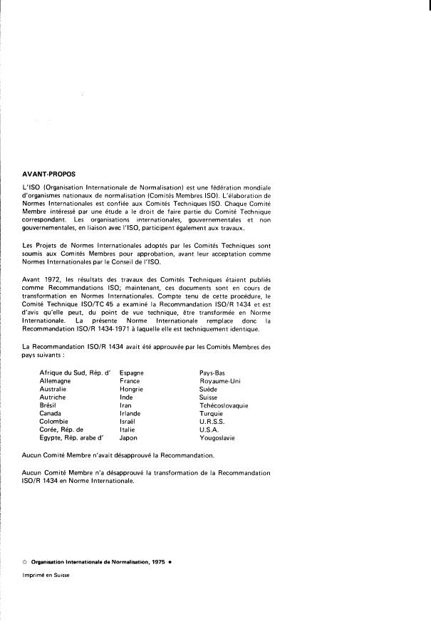 ISO 1434:1975 ISO 1434:1975 - Caoutchouc naturel en balles -- Quantité d'enduit -- Spécifications et détermination - Page 2 preview
