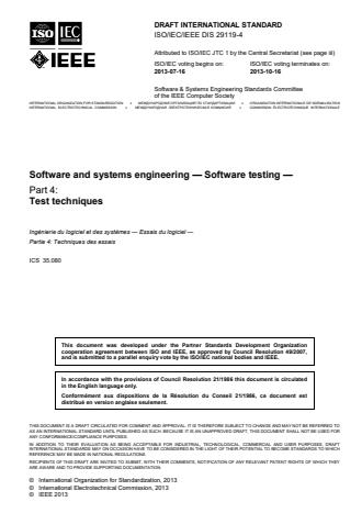 ISO/IEC/IEEE 29119-4:2015 - Software and systems engineering -- Software testing