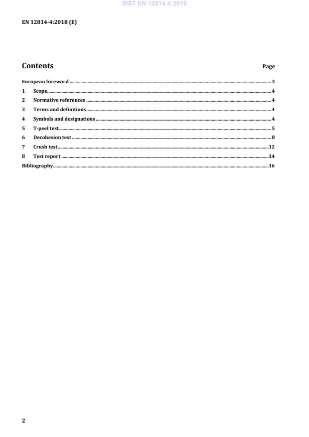 SIST EN 12814-4:2018 SIST EN 12814-4:2018 - Page 4 preview