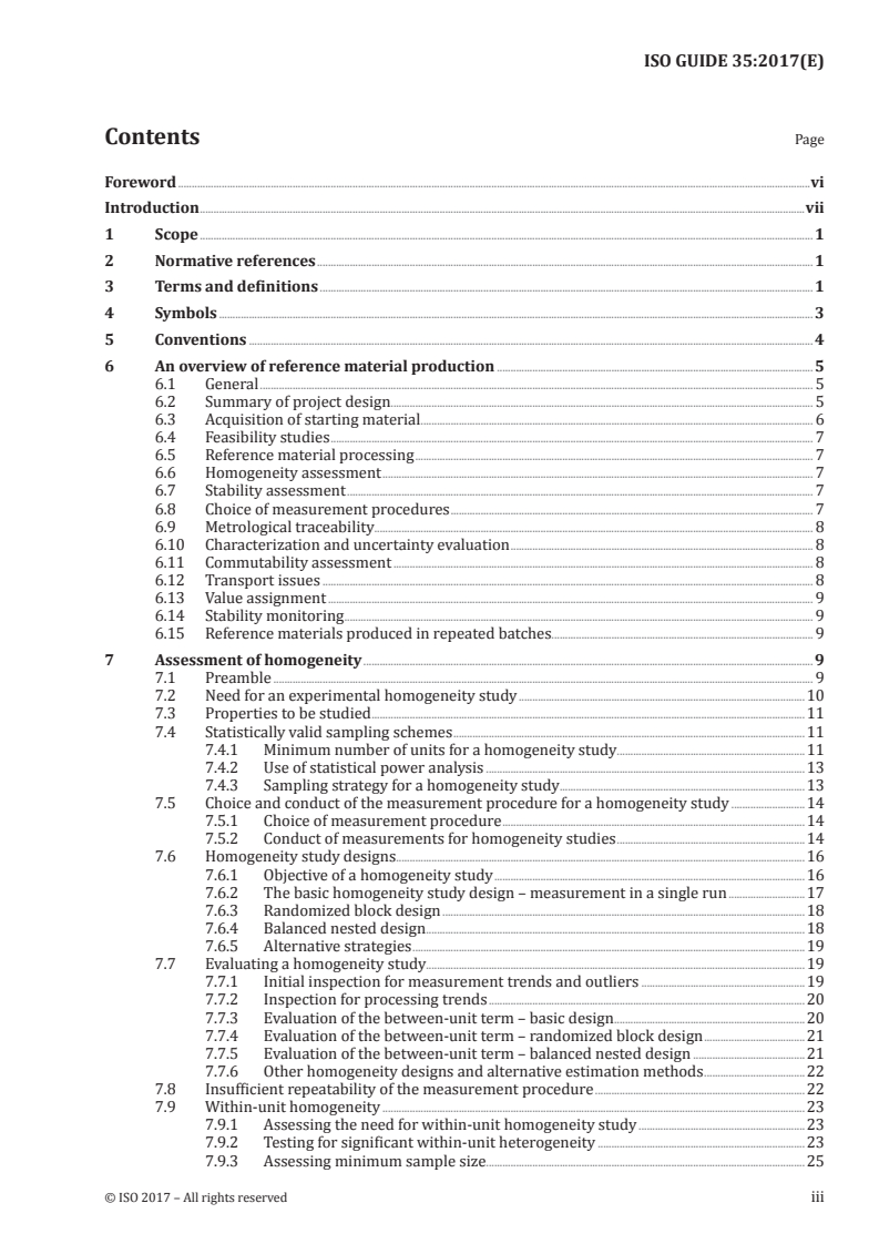 ISO Guide 35:2017 - Reference materials — Guidance for characterization and assessment of homogeneity and stability
Released:8/21/2017