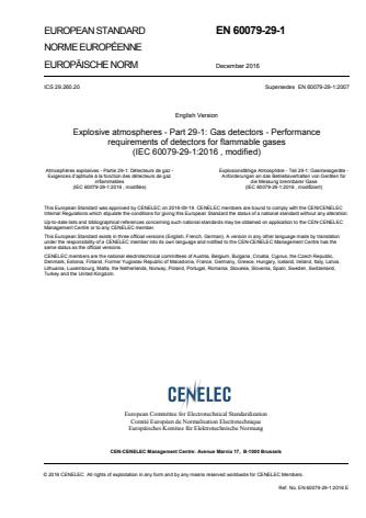 EN 60079-29-1:2017 - BREZ vodnih pretiskov (se prestavi na sredino strani), natisnjeno