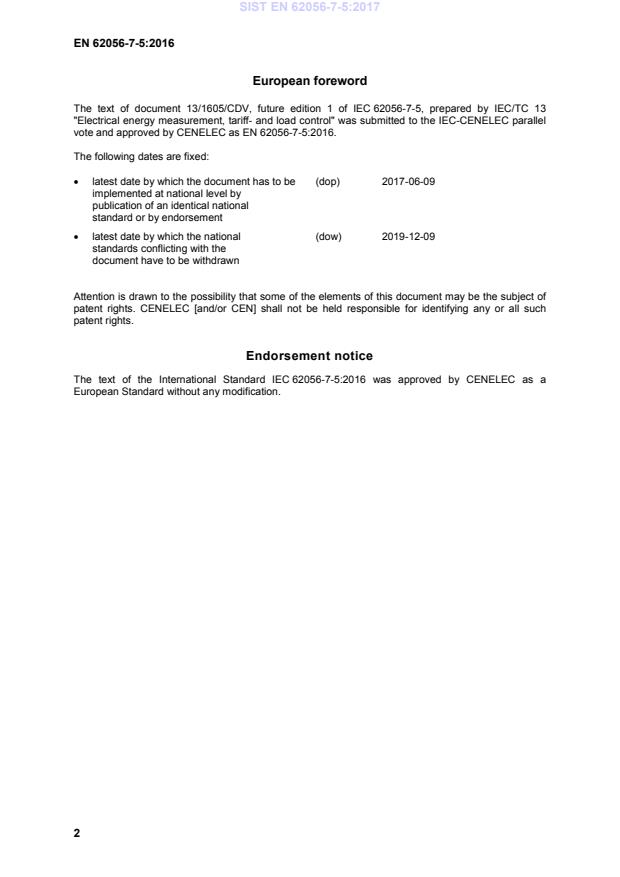 EN 62056-7-5:2016 EN 62056-7-5:2017 - BARVE - Page 4 preview