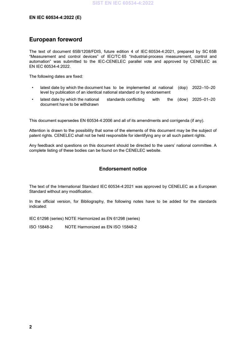 SIST EN IEC 60534-4:2022 SIST EN IEC 60534-4:2022 - Page 4 preview