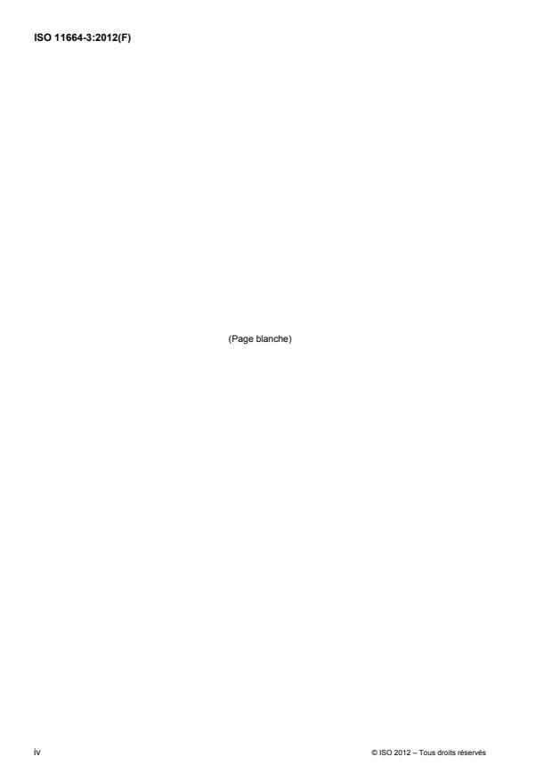 ISO 11664-3:2012 ISO 11664-3:2012 - Colorimétrie - Page 4 preview