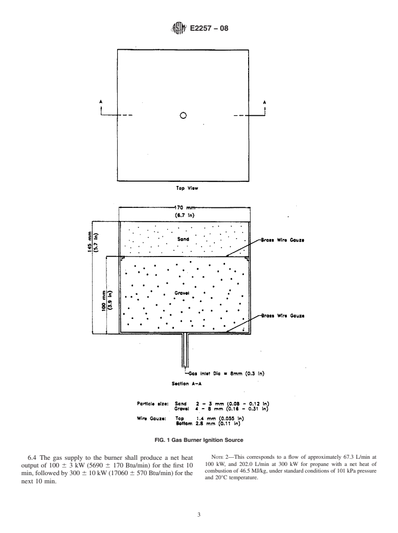 ASTM E2257-08 - Standard Test Method for Room Fire Test of Wall and Ceiling Materials and Assemblies