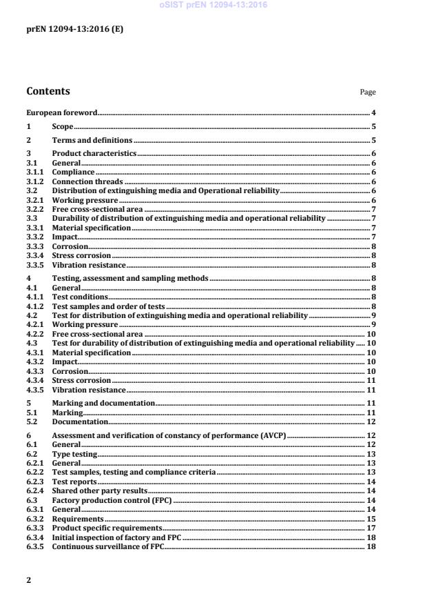 prEN 12094-13 prEN 12094-13:2016 - Page 4 preview