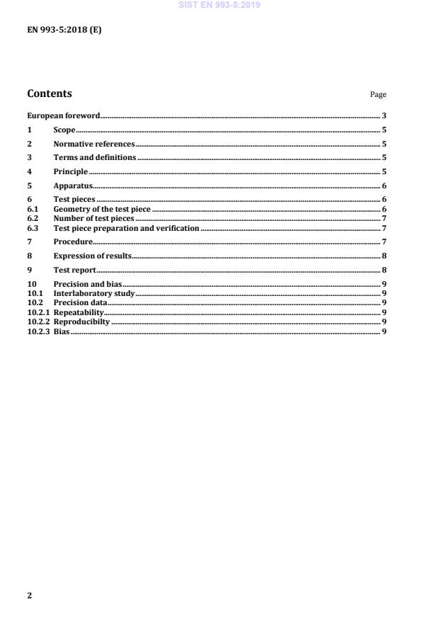 EN 993-5:2018 EN 993-5:2019 - Page 4 preview