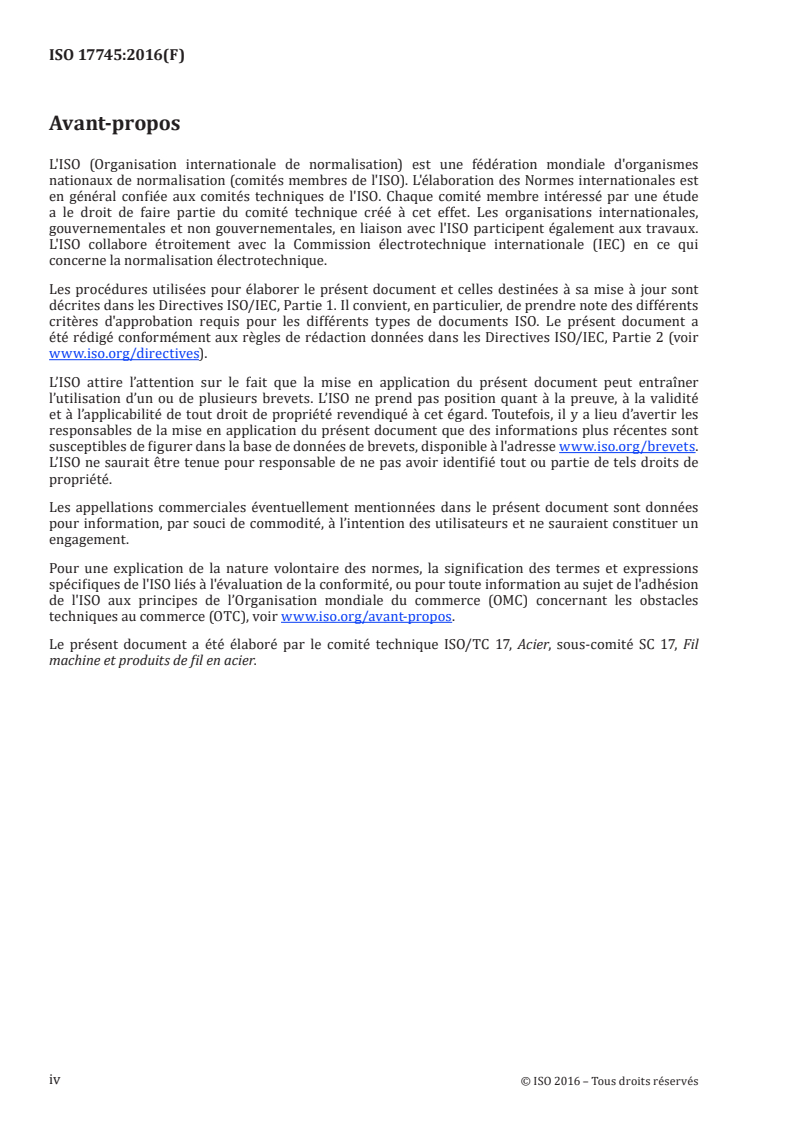 ISO 17745:2016 ISO 17745:2016 - Panneaux de filet en anneaux de fil d'acier — Définitions et spécifications
Released:28. 03. 2025 - Page 4 preview