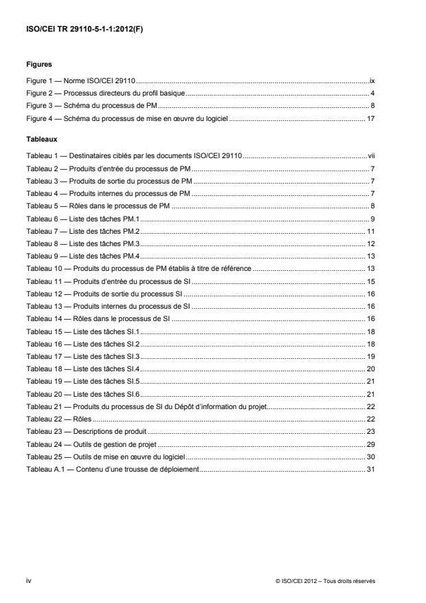 ISO/IEC TR 29110-5-1-1:2012 ISO/IEC TR 29110-5-1-1:2012 - Ingénierie du logiciel -- Profils de cycle de vie pour tres petits organismes (TPO) - Page 4 preview