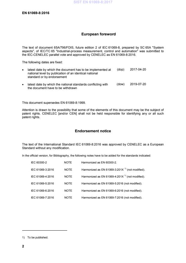 EN 61069-8:2016 EN 61069-8:2017 - BARVE - Page 4 preview