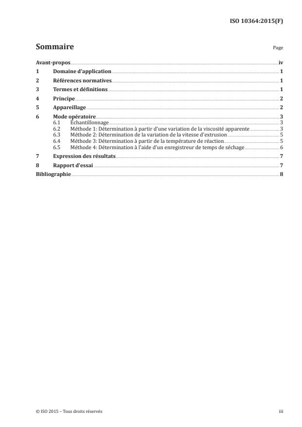 ISO 10364:2015 - Adhésifs structuraux -- Détermination de la vie en pot (durée d'utilisation) des adhésifs multicomposants