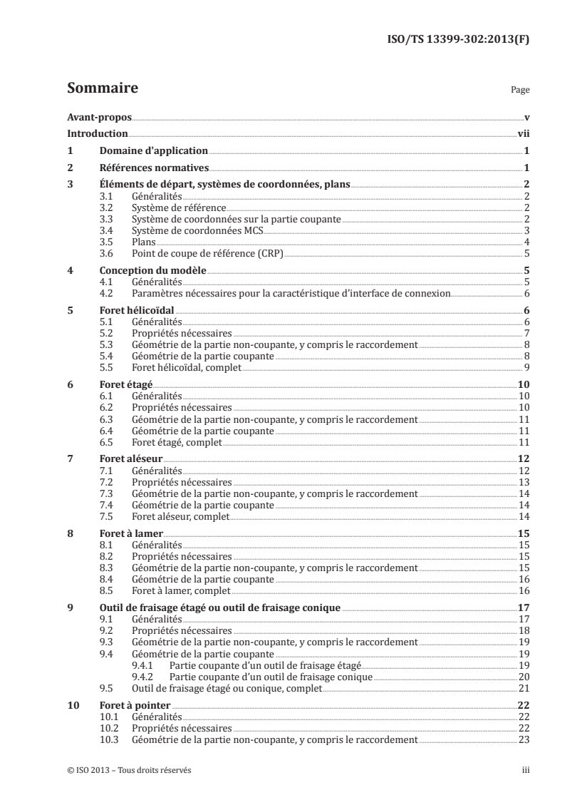 ISO/TS 13399-302:2013 - Représentation et échange des données relatives aux outils coupants — Partie 302: Description des modèles 3D basés sur les propriétés de l'ISO/TS 13399-3: Modélisation des forets monoblocs et des outils de fraisage
Released:1/31/2019