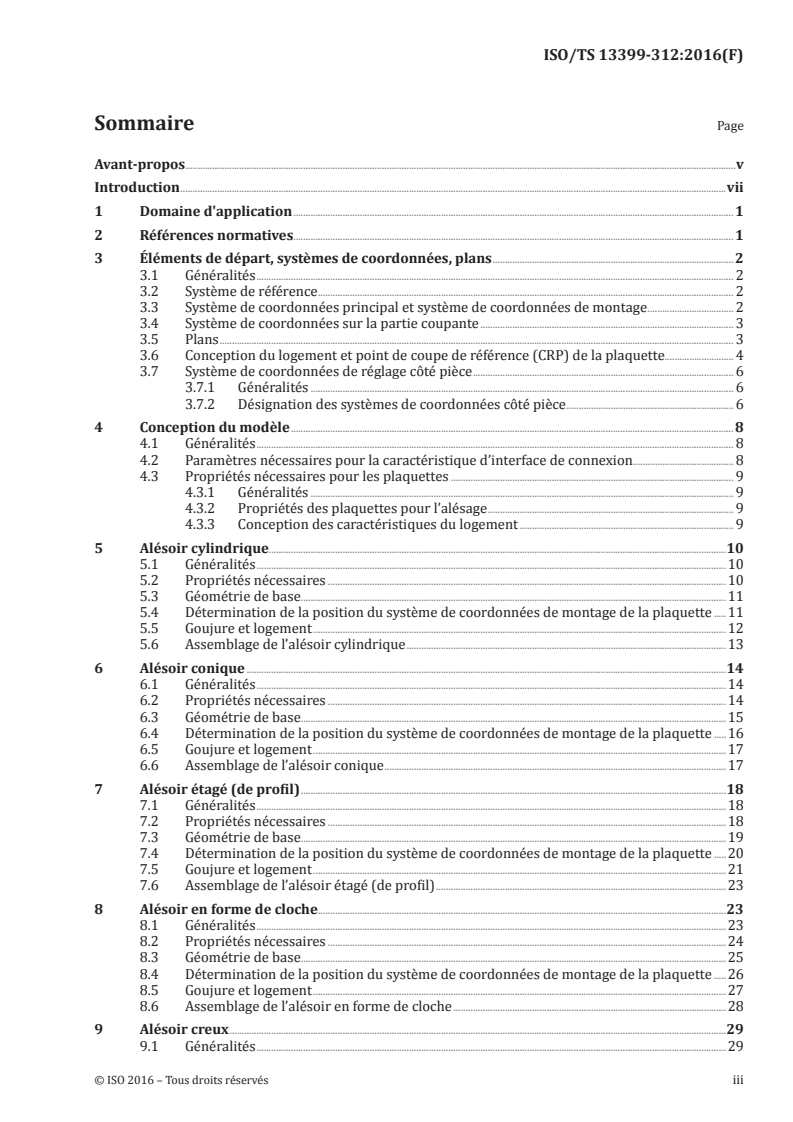 ISO/TS 13399-312:2016 ISO/TS 13399-312:2016 - Représentation et échange des données relatives aux outils coupants — Partie 312: Création et échange des modèles 3D — Alésoirs pour plaquettes amovibles
Released:7/1/2019