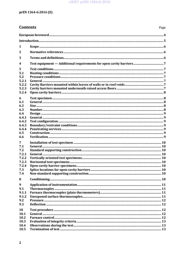 oSIST prEN 1364-6:2016 oSIST prEN 1364-6:2016 - Page 4 preview