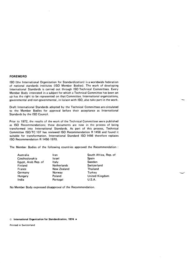 ISO 1456:1974 ISO 1456:1974 - Metallic coatings -- Electroplated coatings of nickel plus chromium - Page 2 preview
