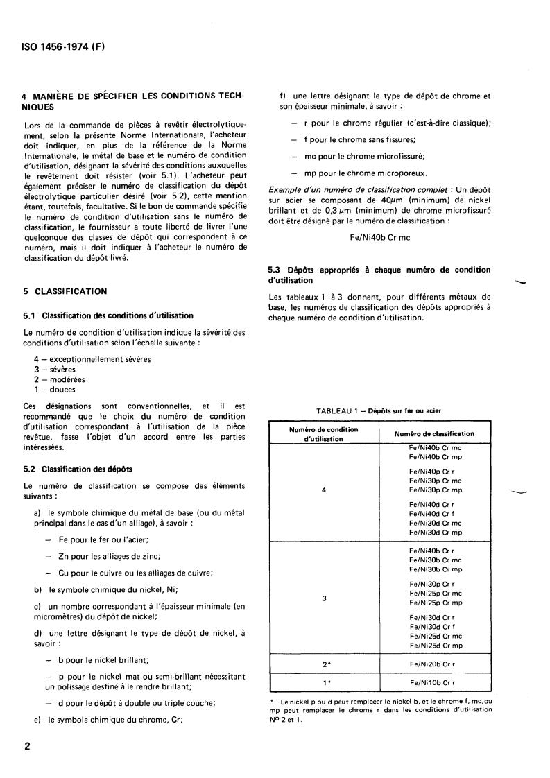 ISO 1456:1974 ISO 1456:1974 - Metallic coatings — Electroplated coatings of nickel plus chromium
Released:7/1/1974 - Page 4 preview
