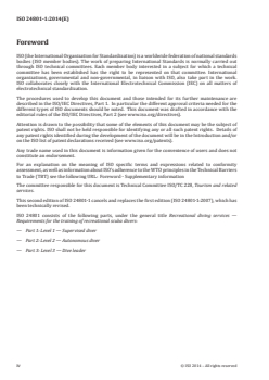 ISO 24801-1:2014 - Recreational diving services — Requirements for the training of recreational scuba divers — Part 1: Level 1 — Supervised diver
Released:3/31/2014 - Page 4 preview