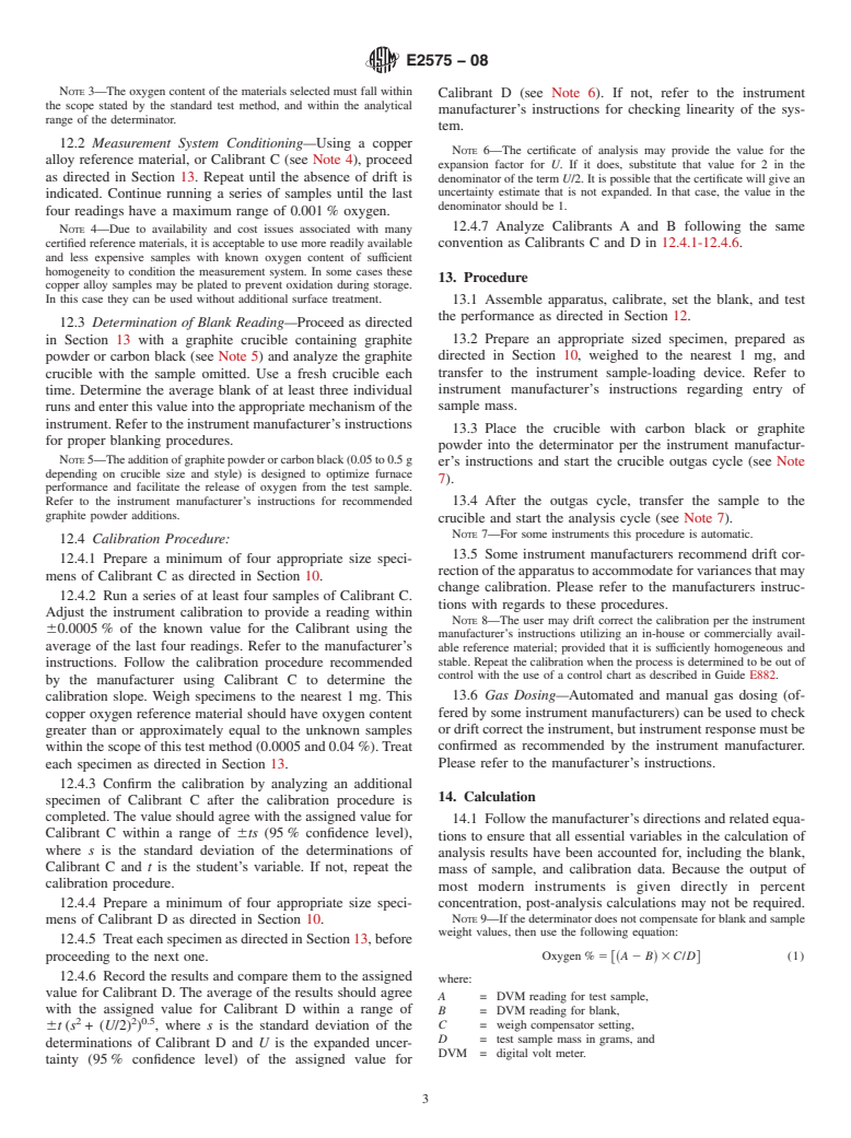 ASTM E2575-08 - Standard Test Method for Determination of Oxygen in Copper and Copper Alloys (Withdrawn 2017)