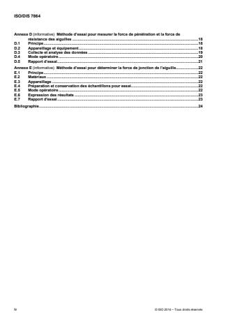 ISO 7864:2016 ISO 7864:2016 - Aiguilles hypodermiques stériles, non réutilisables -- Exigences et méthodes d'essai - Page 4 preview