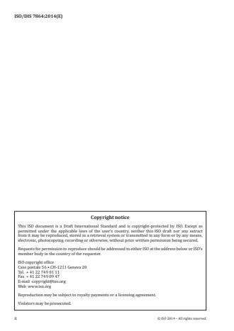 ISO 7864:2016 ISO 7864:2016 - Sterile hypodermic needles for single use -- Requirements and test methods - Page 2 preview
