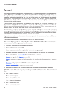 ISO 21549-4:2014 - Health informatics — Patient healthcard data — Part 4: Extended clinical data
Released:1/31/2014 - Page 4 preview