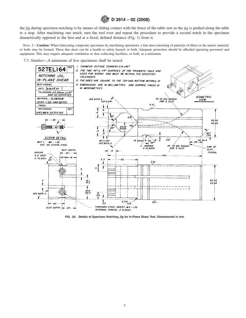 REDLINE ASTM D3914-02(2008) - Standard Test Method for  In-Plane Shear Strength of Pultruded Glass-Reinforced Plastic Rod