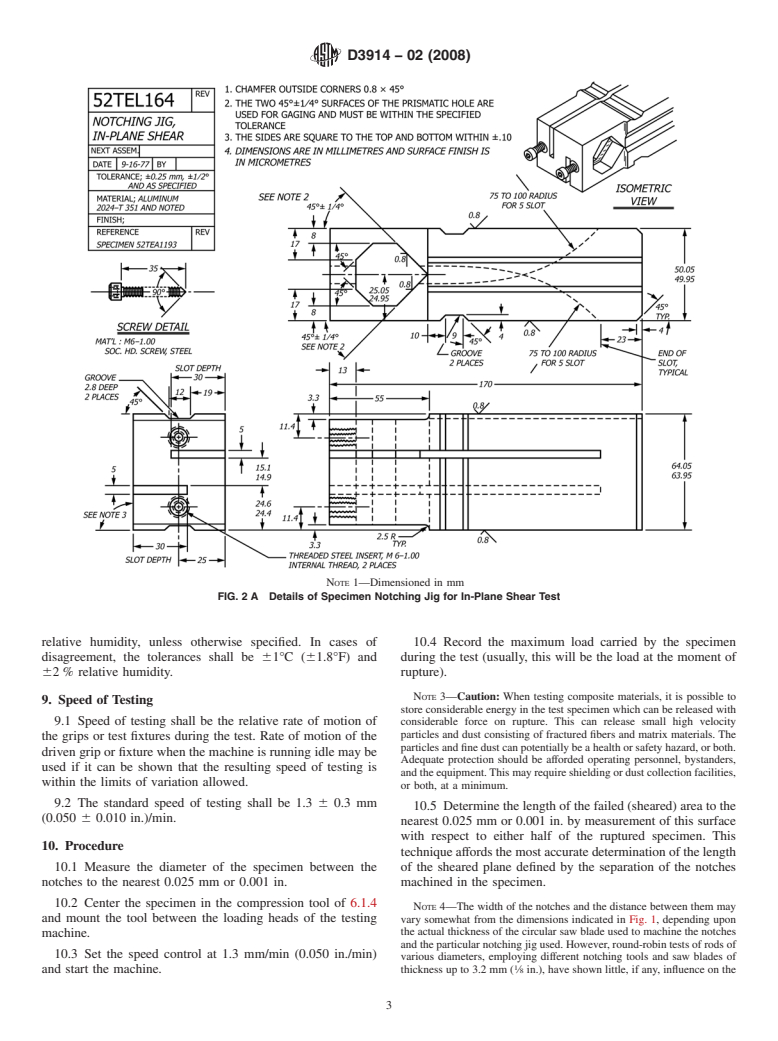 ASTM D3914-02(2008) - Standard Test Method for  In-Plane Shear Strength of Pultruded Glass-Reinforced Plastic Rod