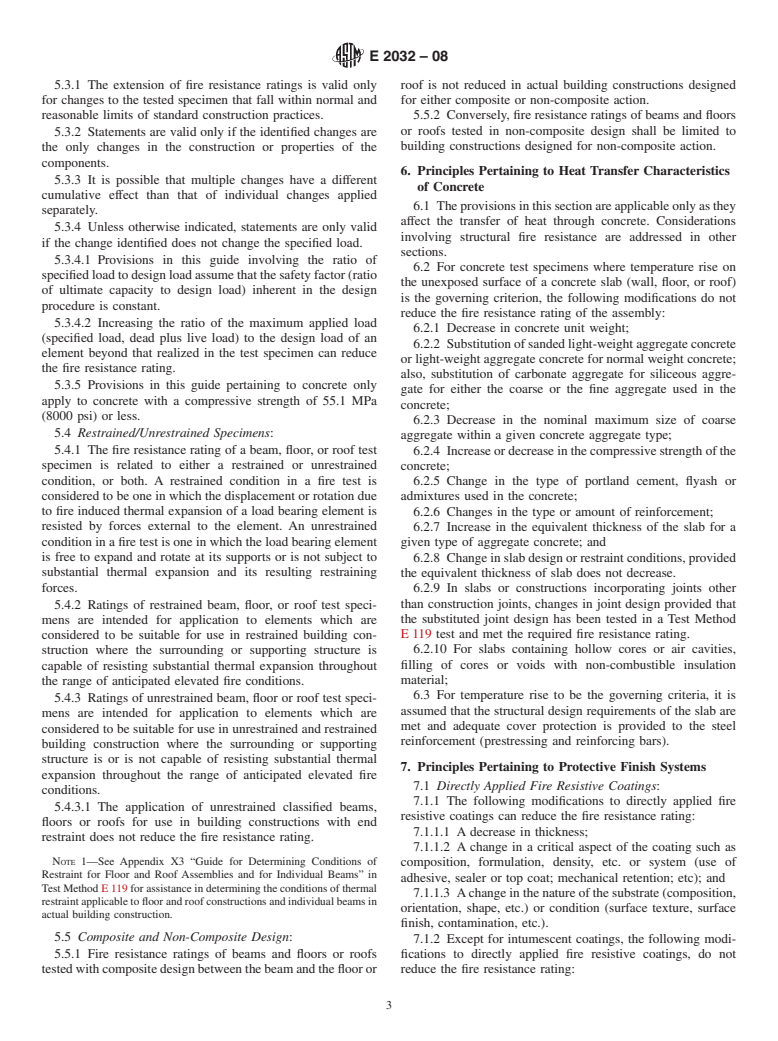 ASTM E2032-08 - Standard Guide for Extension of Data From Fire Resistance Tests Conducted in Accordance with ASTM E 119