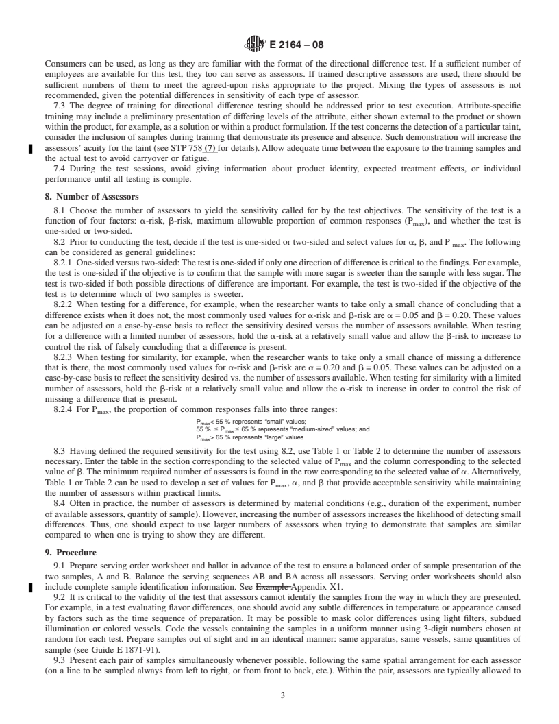 REDLINE ASTM E2164-08 - Standard Test Method for Directional Difference Test