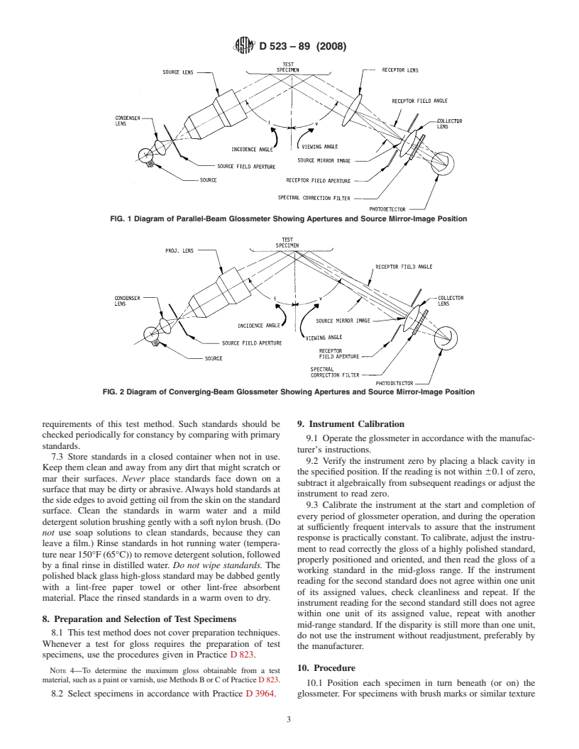 ASTM D523-89(2008) - Standard Test Method for  Specular Gloss