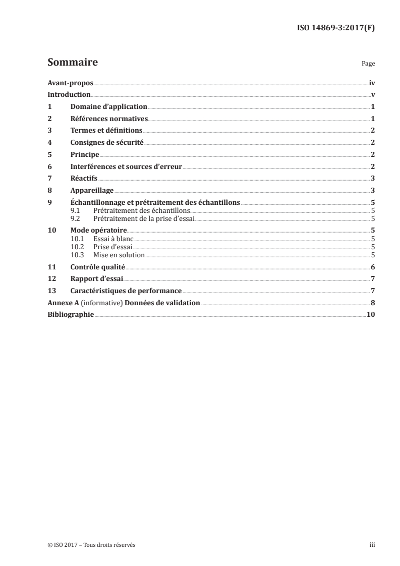 ISO 14869-3:2017 - Qualité du sol — Mise en solution pour la détermination des teneurs élémentaires totales — Partie 3: Mise en solution par l'acide fluorhydrique, l'acide chlorhydrique et l'acide nitrique à l'aide de la technique de micro-ondes pressurisées
Released:2/16/2017