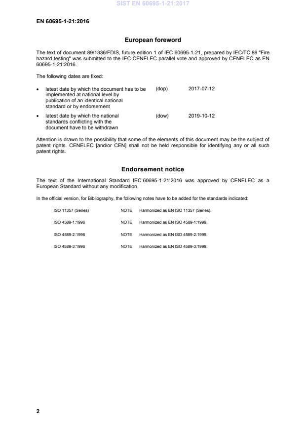 EN 60695-1-21:2016 EN 60695-1-21:2017 - Page 4 preview