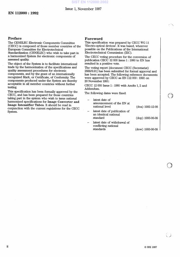 EN 112000:1992 EN 112000:2002 - Page 4 preview