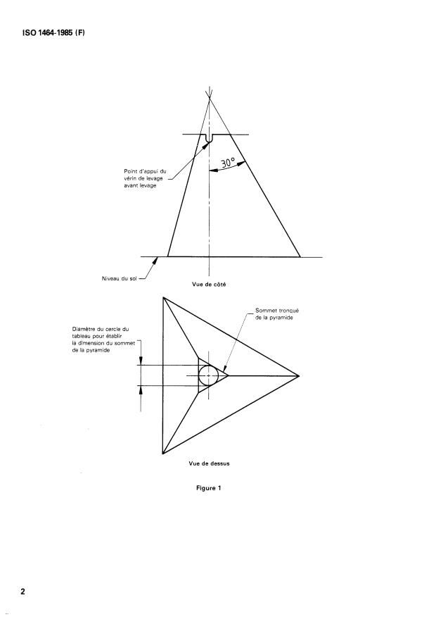 ISO 1464:1985 ISO 1464:1985 - Aéronautique -- Vérins de levage tripodes -- Dimensions d'encombrement - Page 4 preview