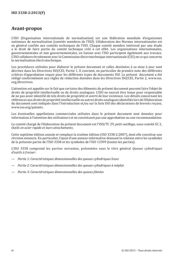 ISO 3338-2:2013 ISO 3338-2:2013 - Queues cylindriques d'outils a fraiser - Page 4 preview