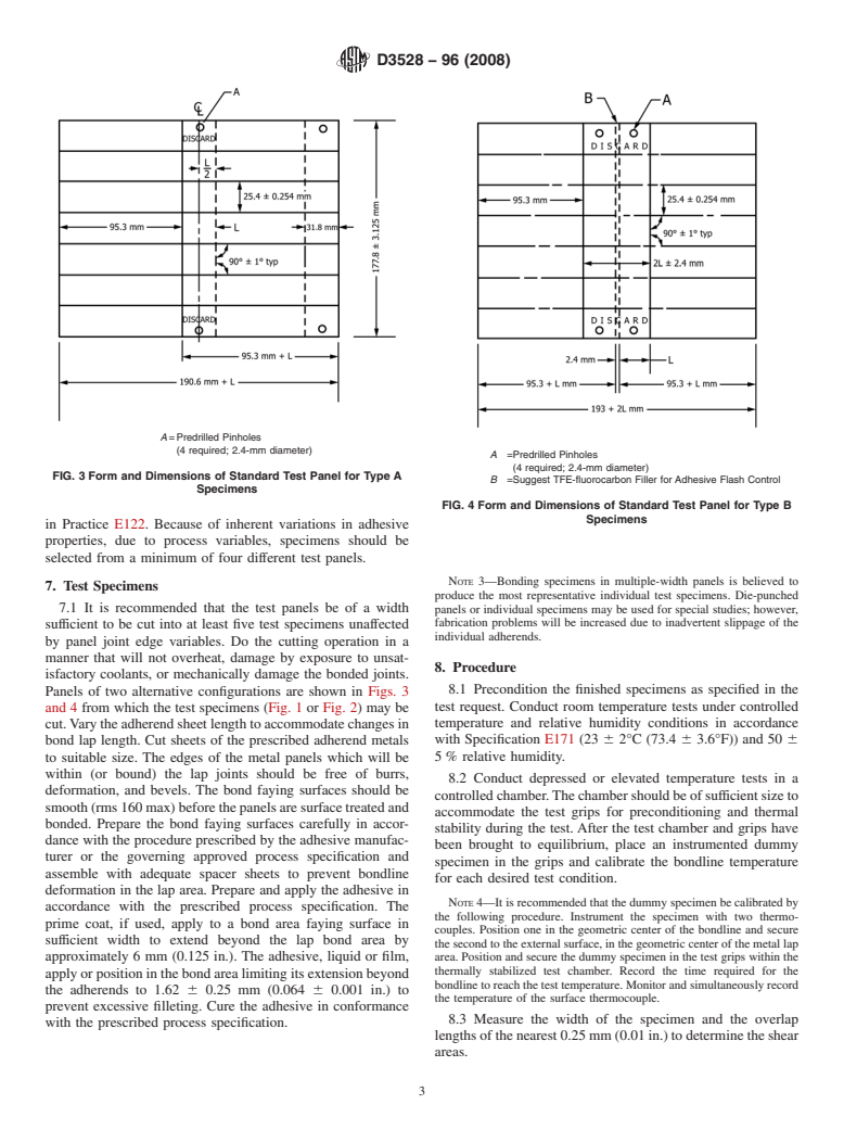 ASTM D3528-96(2008) - Standard Test Method for  Strength Properties of Double Lap Shear Adhesive Joints by Tension    Loading