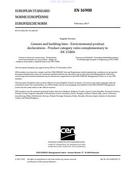 EN 16908:2017 EN 16908:2017 - Page 3 preview