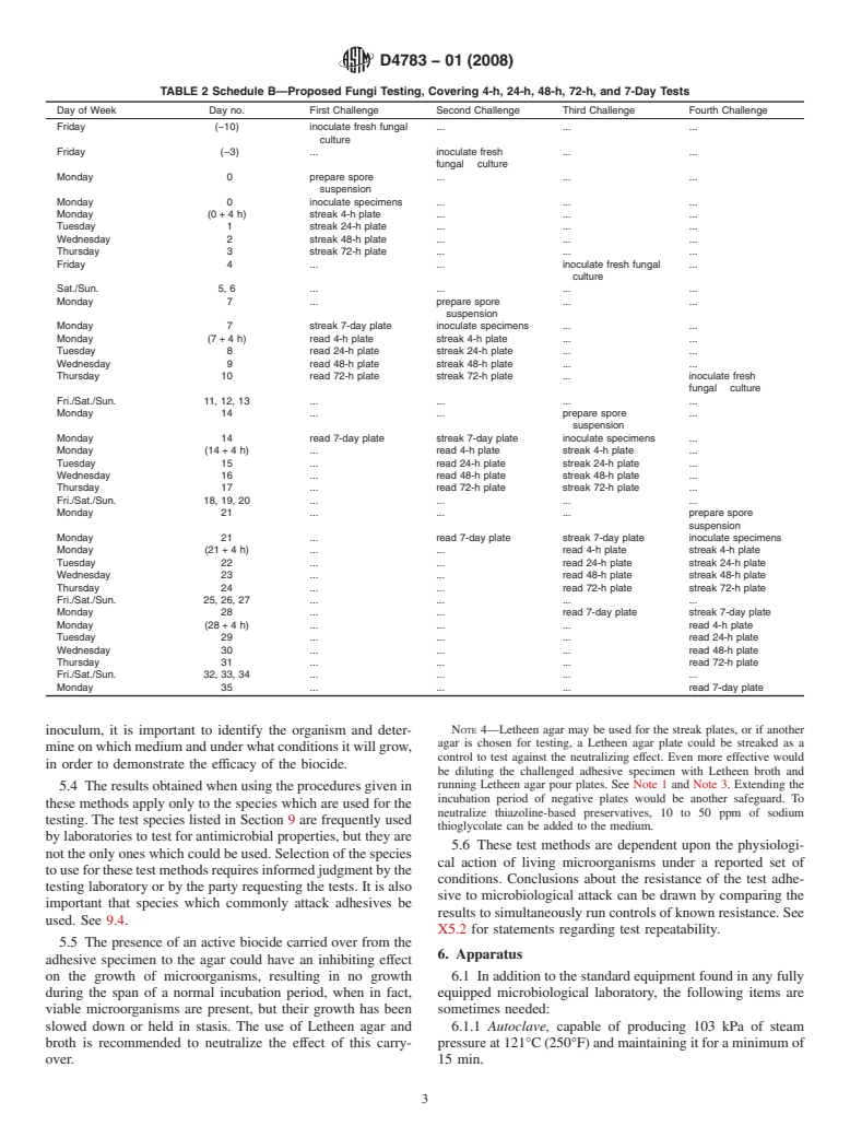 ASTM D4783-01(2008) - Standard Test Methods for Resistance of Adhesive Preparations in Container to Attack by Bacteria,    Yeast, and Fungi