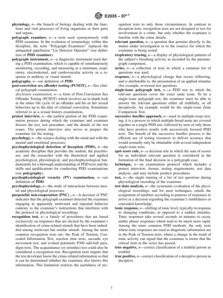 ASTM E2035-07e1 - Standard Terminology Relating to Forensic Psychophysiology