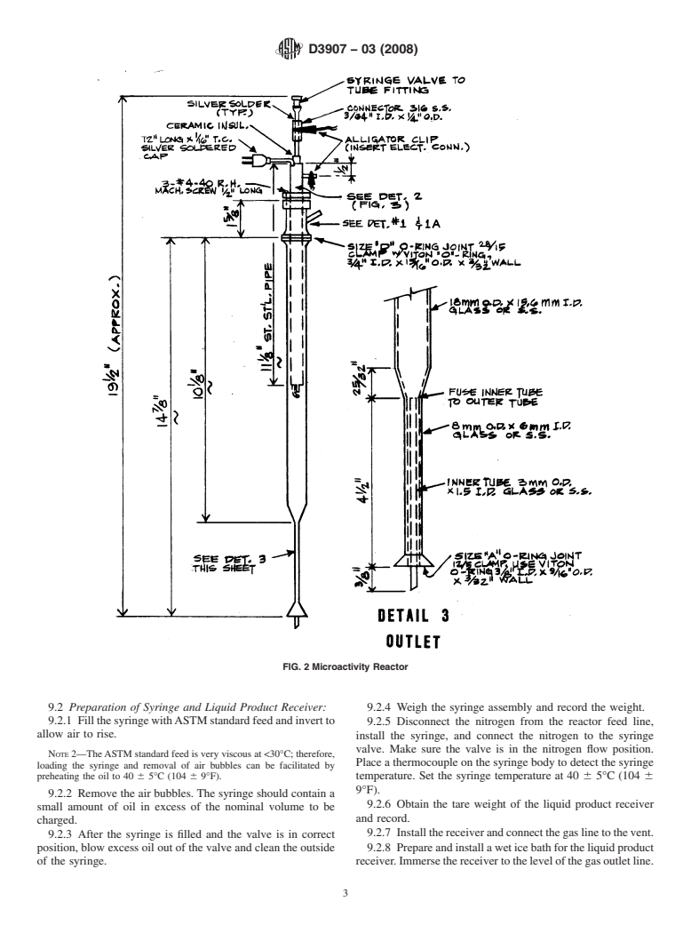 ASTM D3907-03(2008) - Standard Test Method for Testing Fluid Catalytic Cracking (FCC) Catalysts by Microactivity Test