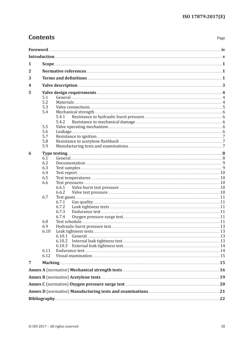 ISO 17879:2017 - Gas cylinders — Self-closing cylinder valves — Specification and type testing
Released:7/11/2017