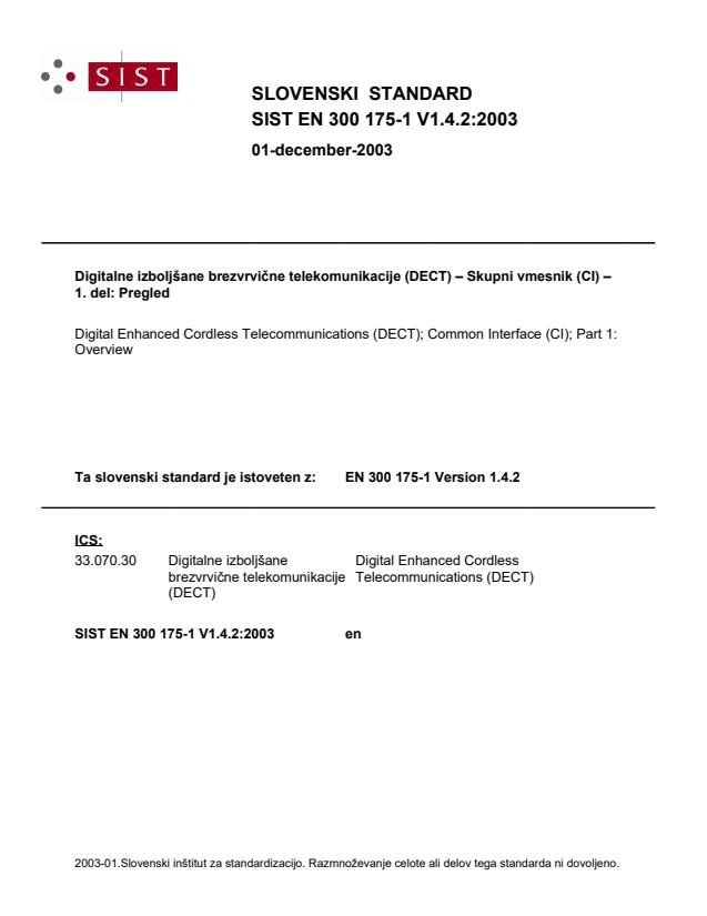 EN 300 175-1 V1.4.2:2003