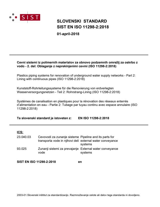 EN ISO 11298-2:2018