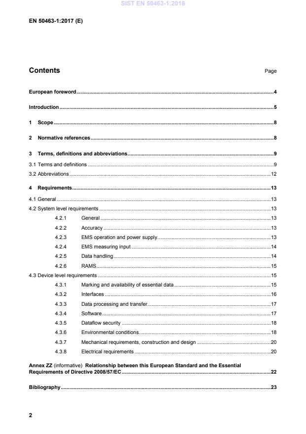 EN 50463-1:2017 EN 50463-1:2018 - Page 4 preview