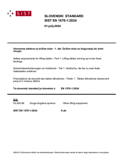 EN 1570-1:2024 - BARVE - Page 1 preview